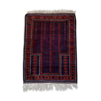 Tapis oriental en laine noué main 132/133 cm