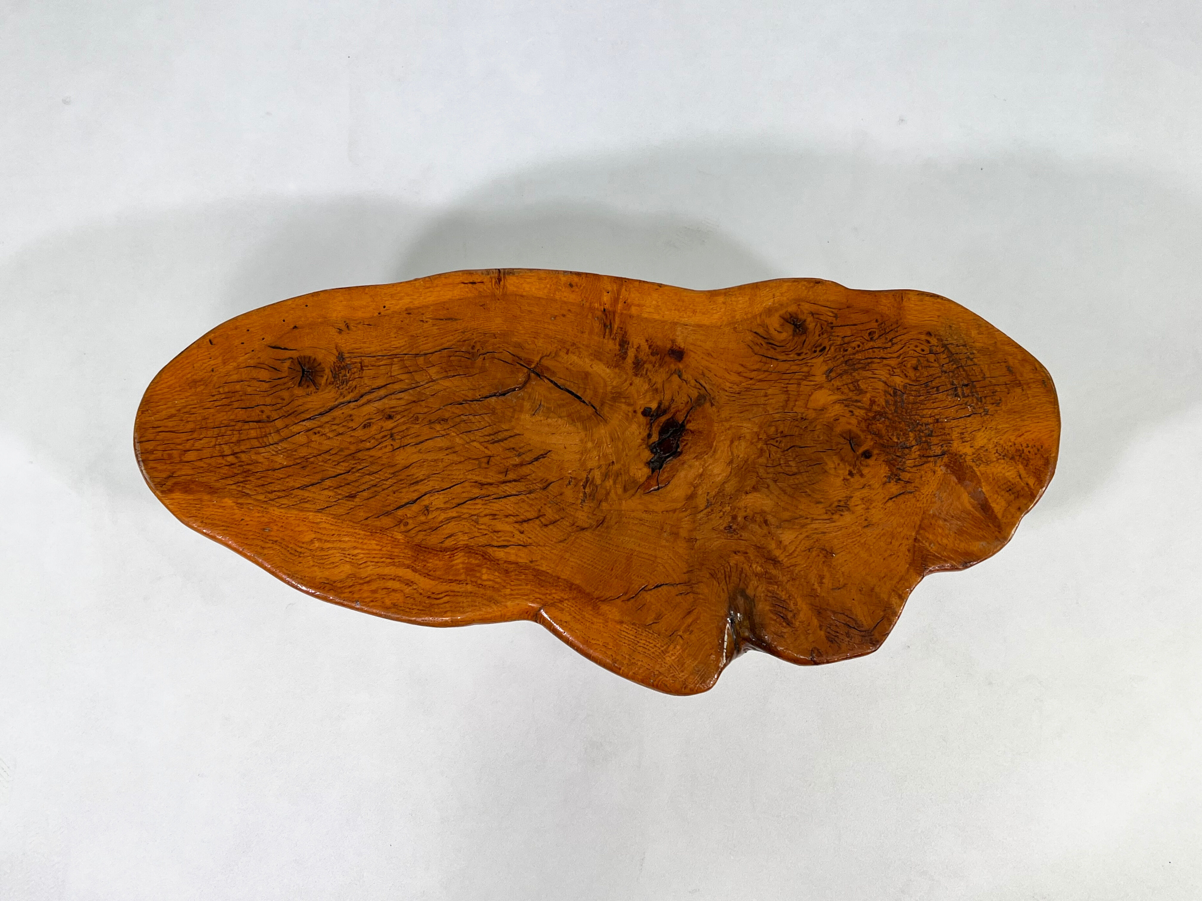 Tree trunk coffee table 50s