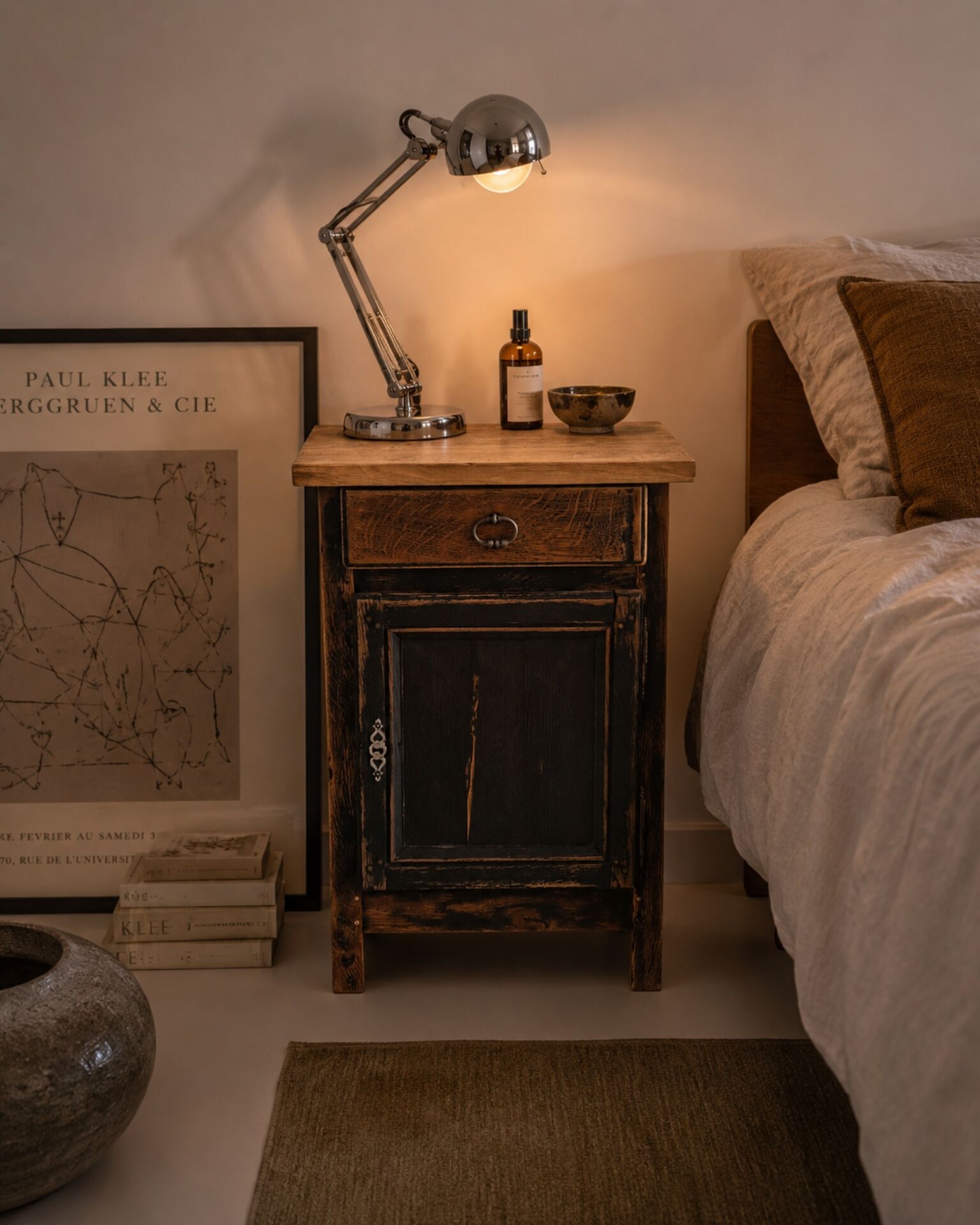 Meuble d'appoint rustique style campagne - Époque début XXÈME