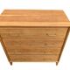 Commode pieds compas et chêne brut massif  1960