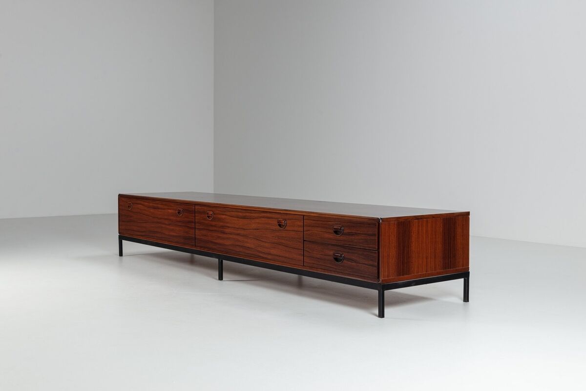 Fristho Franeker lowboard in rosewood, The Netherlands, 1960