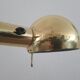 Metalarte lamp in 80s gold metal