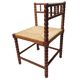 Corner armchair turned oak sitting mulched 50s