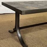 Brutalist slate coffee table, 1960