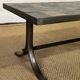 Brutalist slate coffee table, 1960