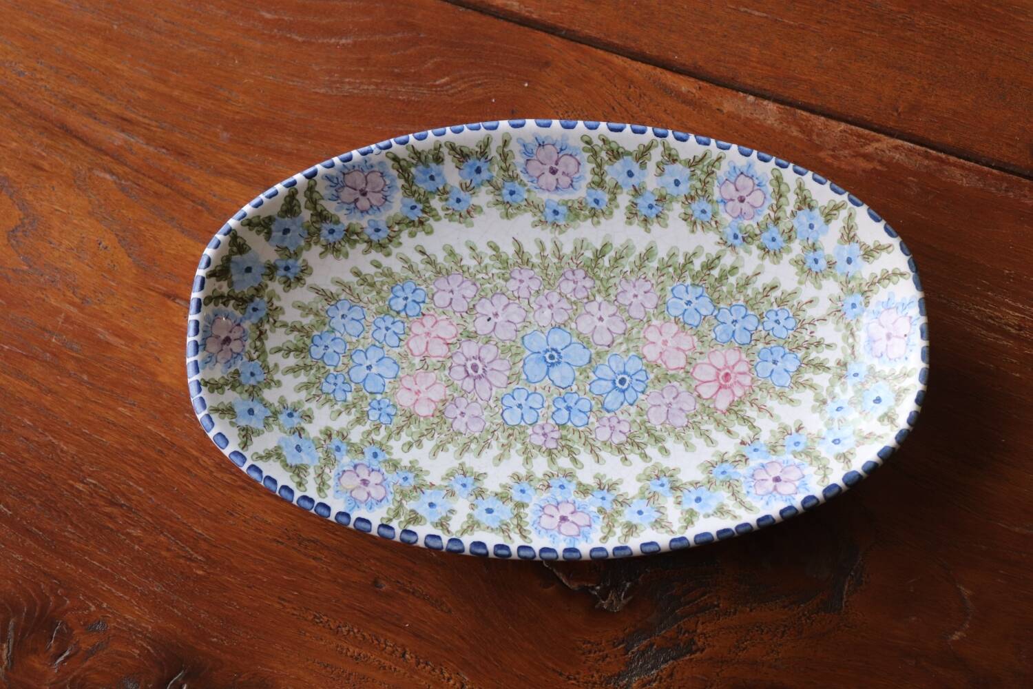 Coupelle vide poche en céramique peinte séville