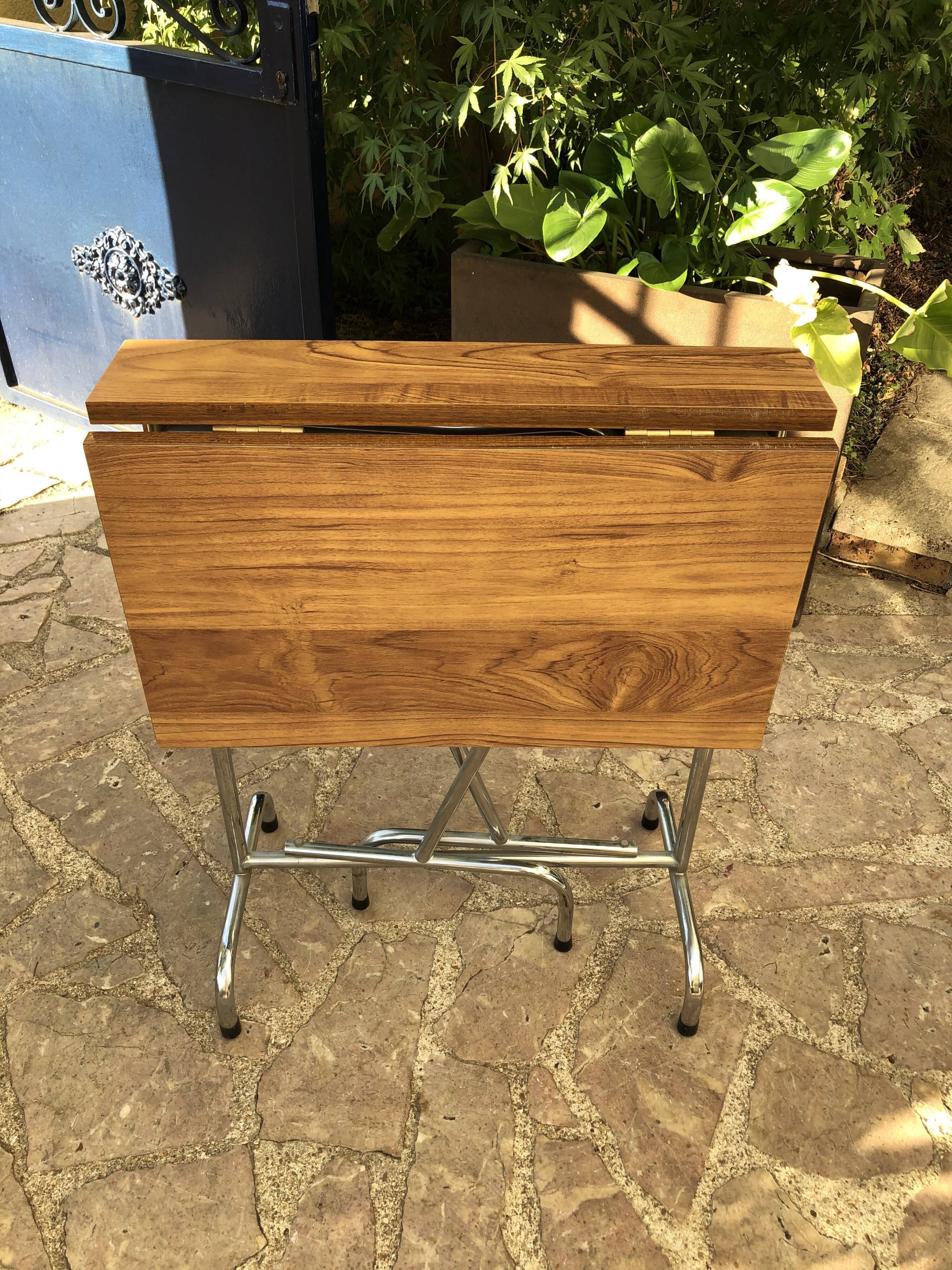 Table pliante vintage