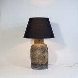 Vintage ceramic lamp and enamel by Kaiser Leuchten, Germany 1969