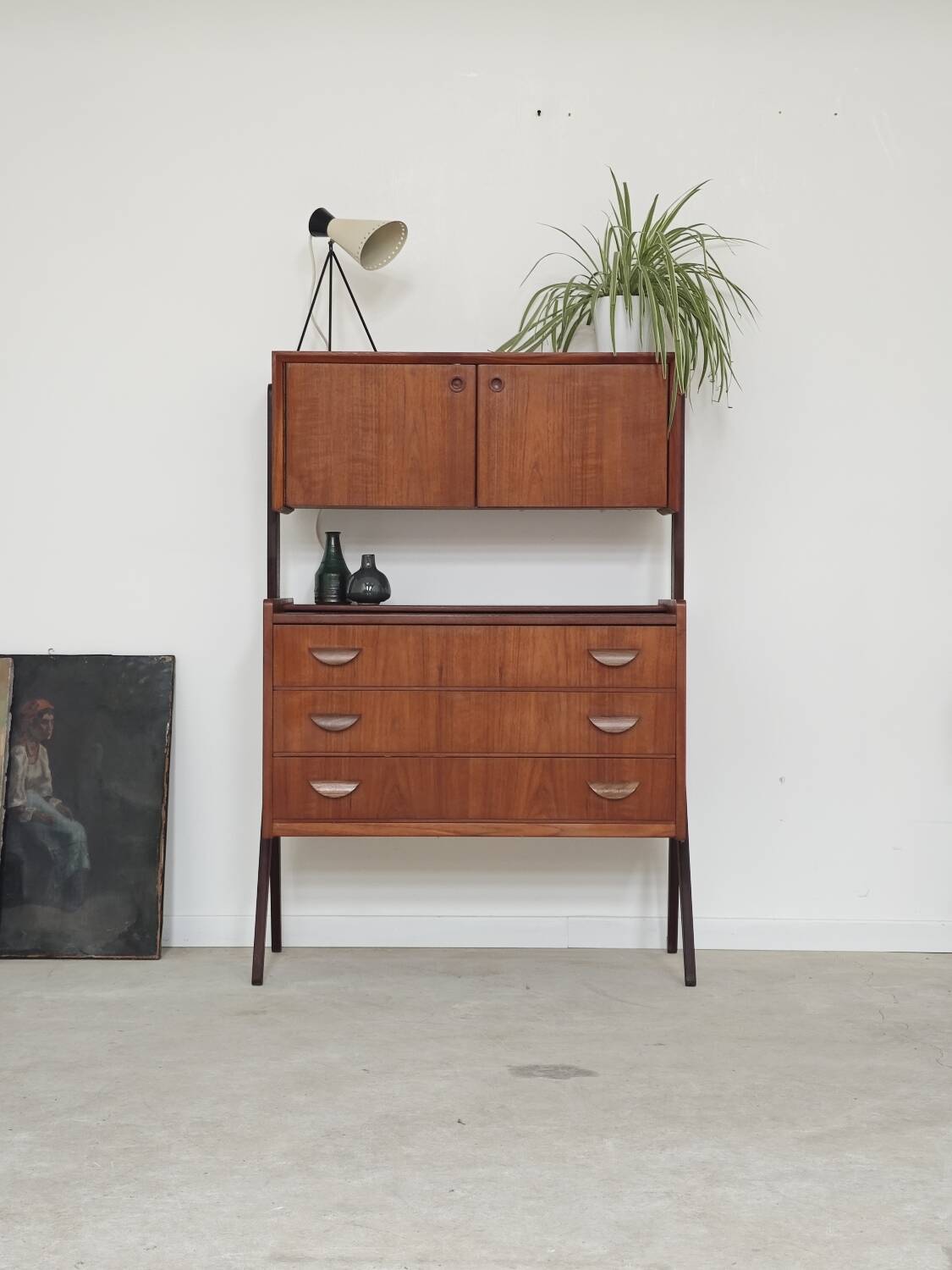 Coiffeuse/Bureau par Poul Volther pour Orum,  Samcom Danemark