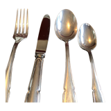 1 set 4 couverts métal argenté