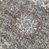 5x8 Black Gray Classic Pattern Turkish Vintage Rug, 149x253Cm