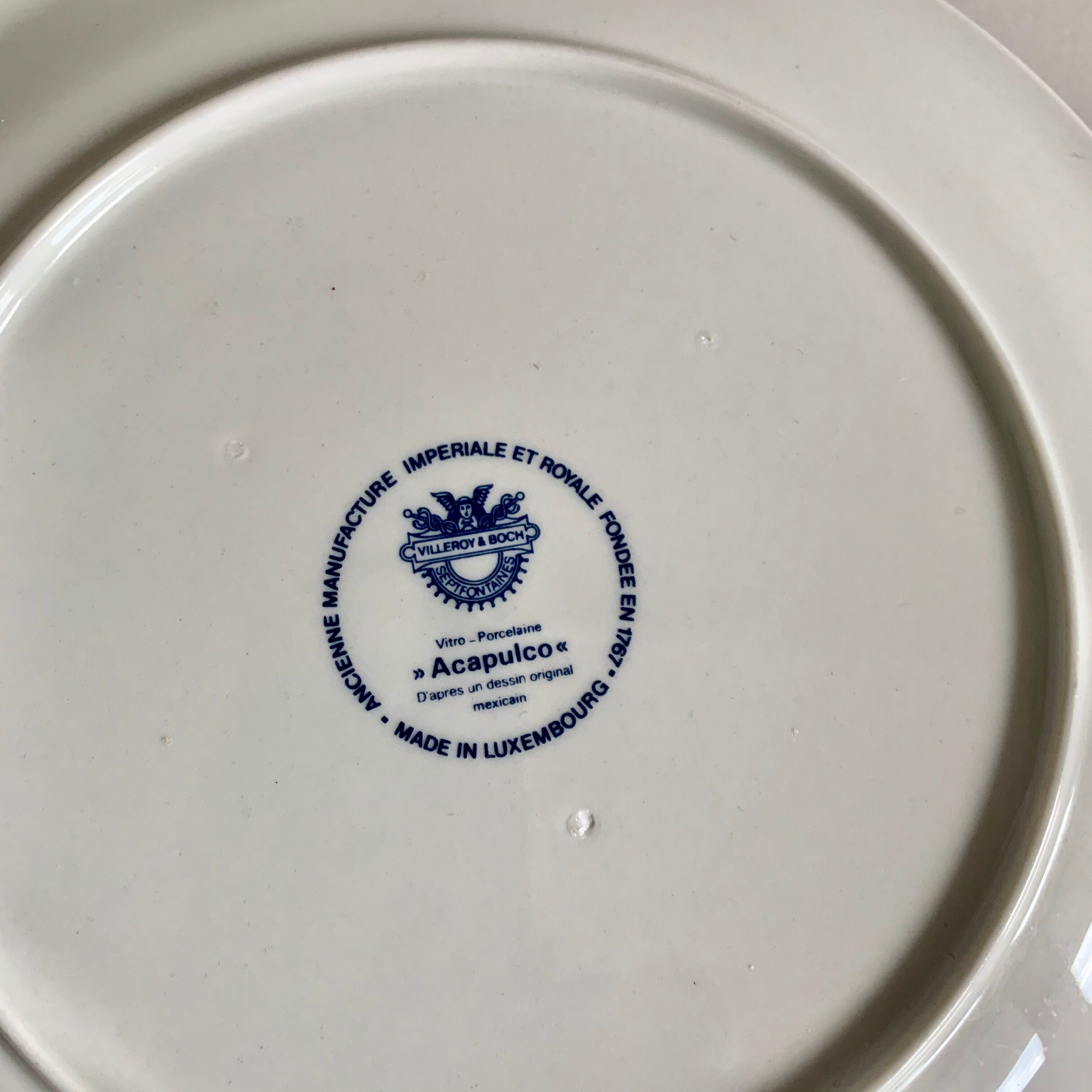 Villeroy & Boch Acapulco, set of 5 plates