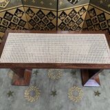 Bench in canework art deco period