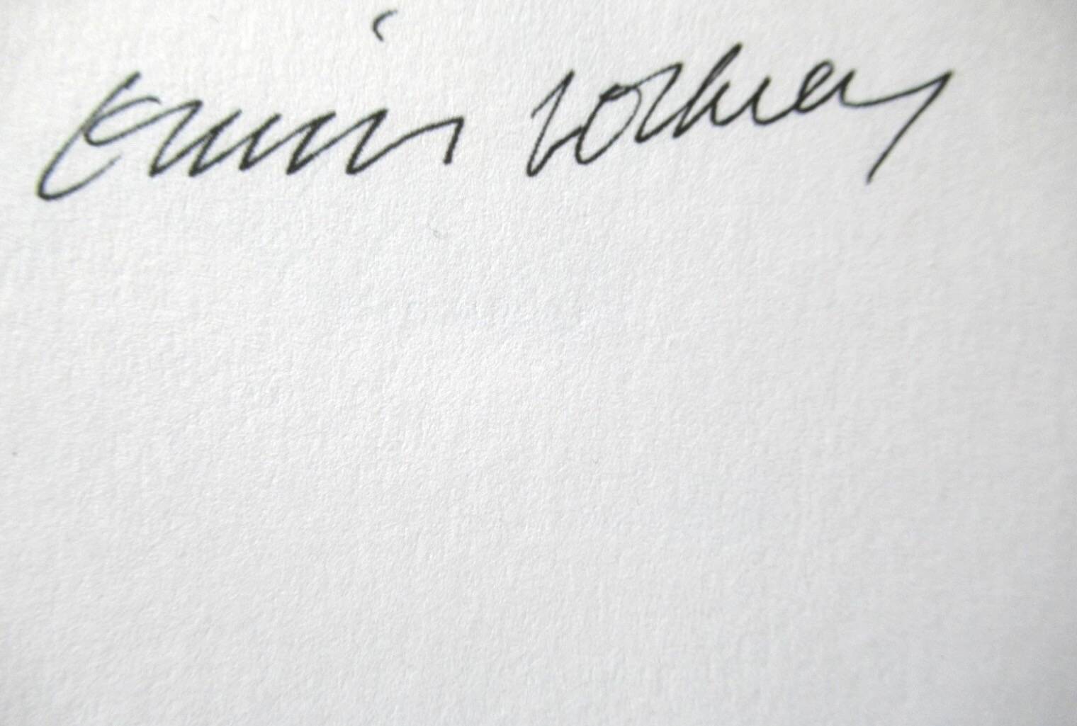 Lithograph by David Hockney, signed and numbered.