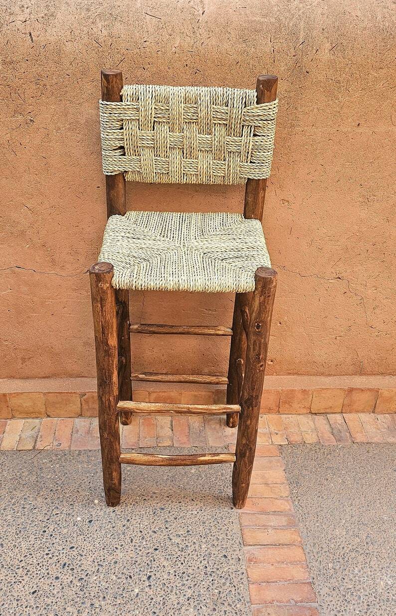 Vintage moroccan bar stool