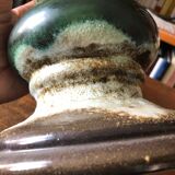 Green Lava ceramic lamp foot circa 1960