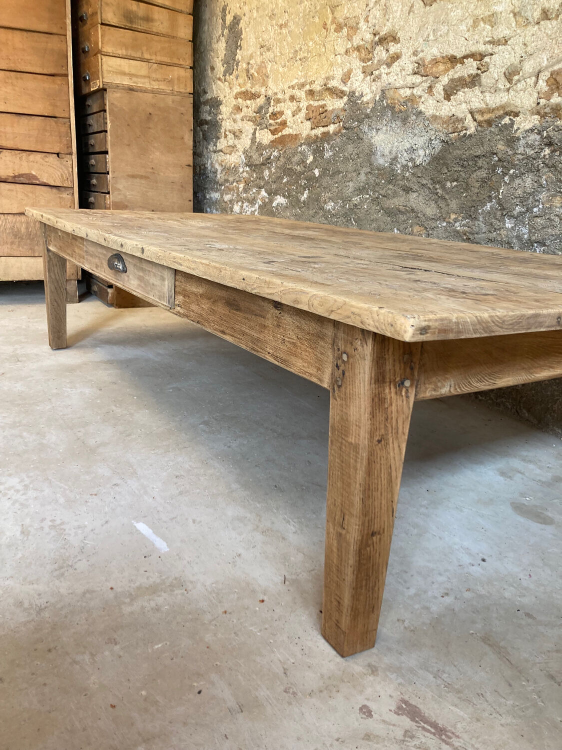 XL elm coffee table