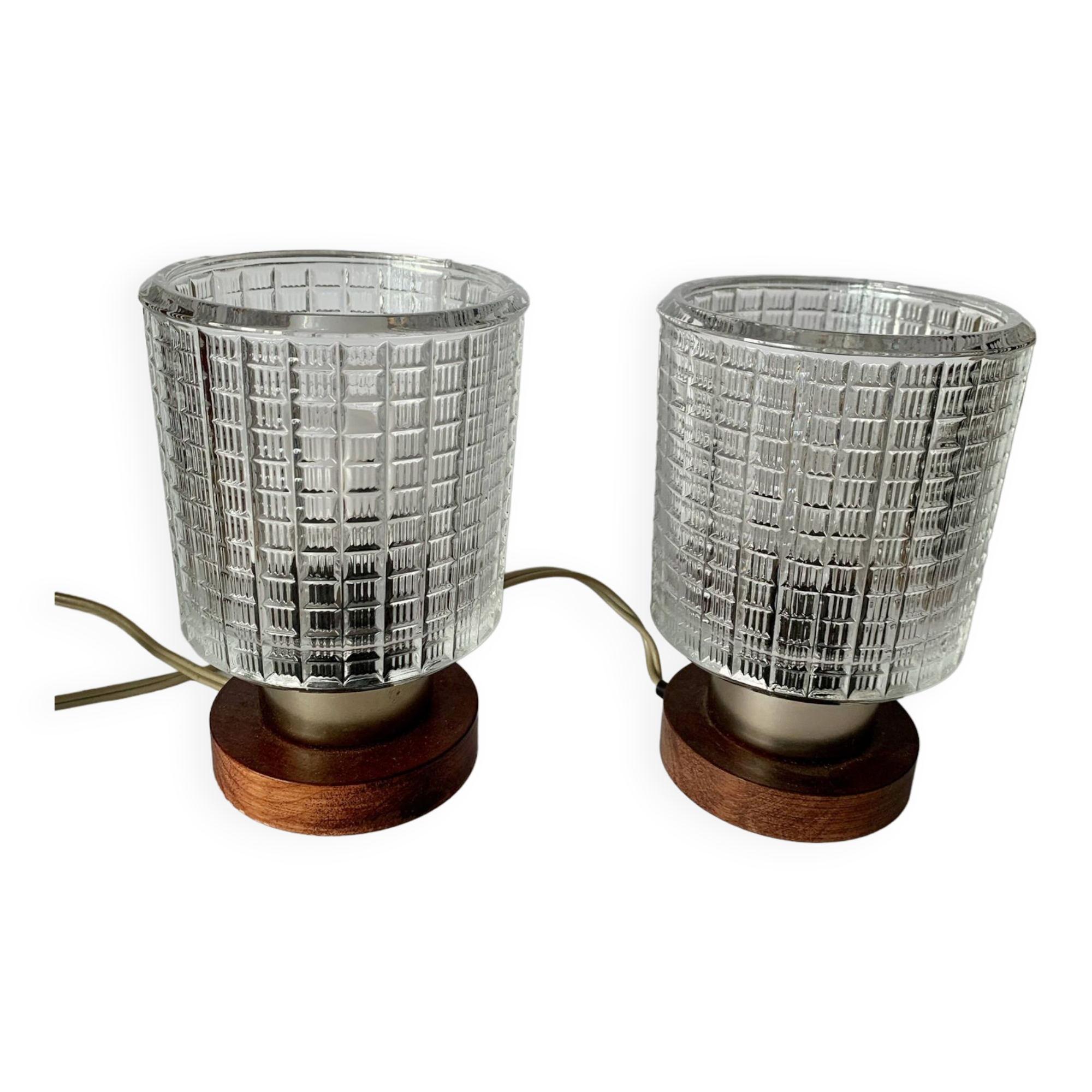 A pair of bedside lamps  'Pokrok Žilina', Czechoslovakia, 1960s/70s.