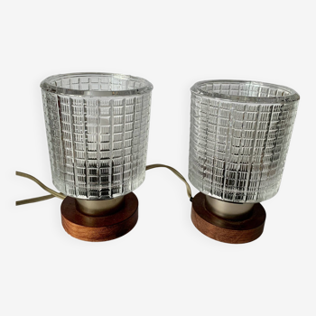 A pair of bedside lamps  'Pokrok Žilina', Czechoslovakia, 1960s/70s.