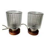 A pair of bedside lamps  'Pokrok Žilina', Czechoslovakia, 1960s/70s.