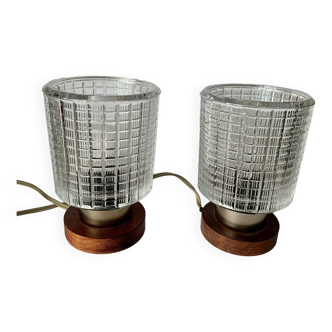 A pair of bedside lamps  'Pokrok Žilina', Czechoslovakia, 1960s/70s.