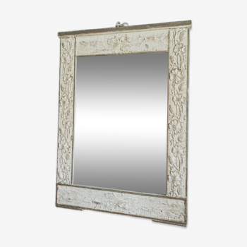 Wooden mirror 46x91cm
