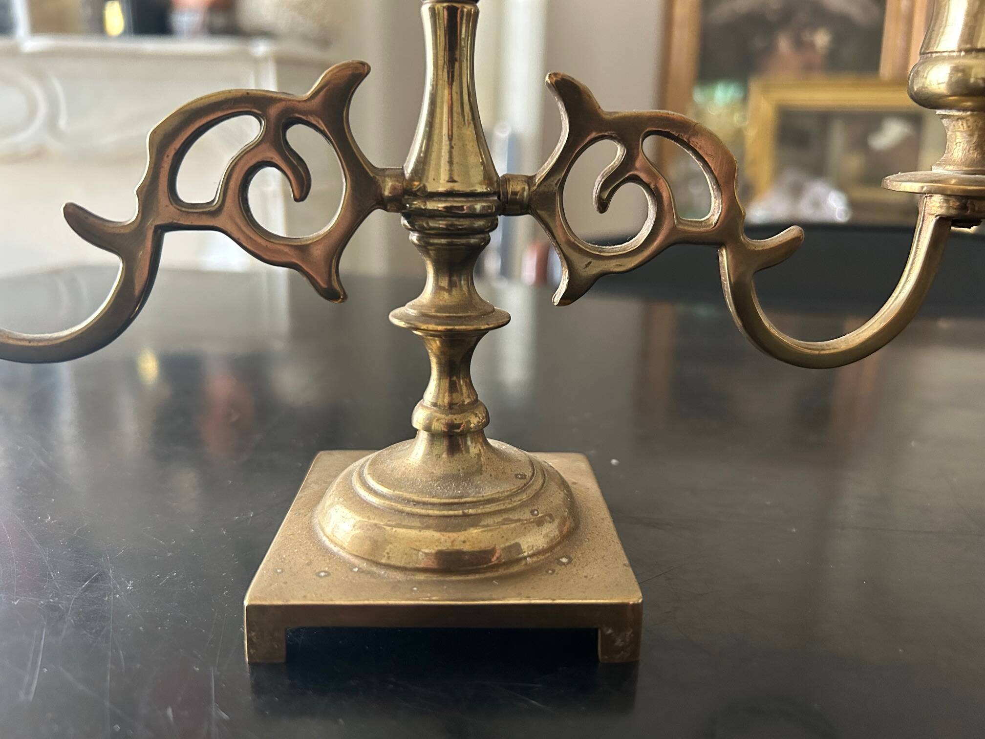 brass candle holder