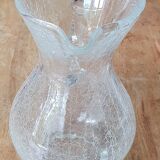 Pichet en verre craquelé