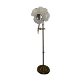 Art Deco-style lamp in brass and tulip