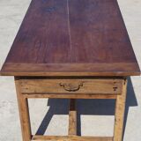 Restored solid oak farmhouse table