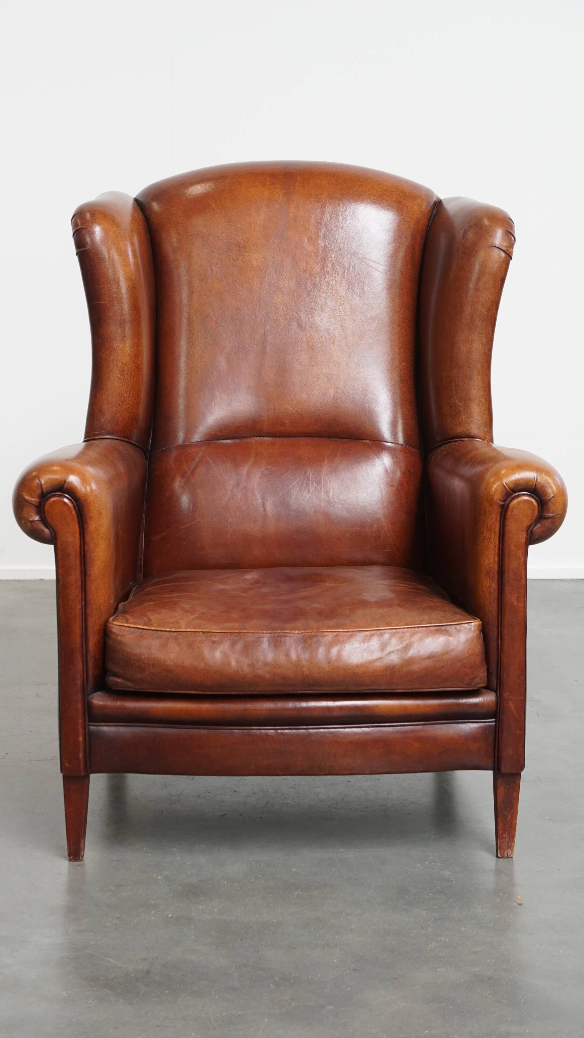 Sheepskin Wingback Chair