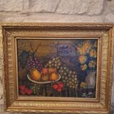 Oil painting on panel