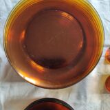 Service duralex france flat plates, hollow, glass