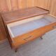 Compass feet chest of drawers