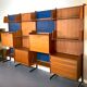 Mid-Century Modern modular wood bookcase from 50s