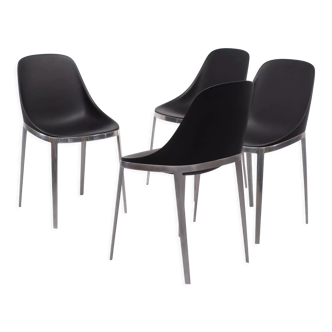 Elle Polished Alumium Chair, Design Eugeni Quitlet, Italy