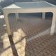 Table basse space age en polyuréthane blanc, probablement Horn Collect