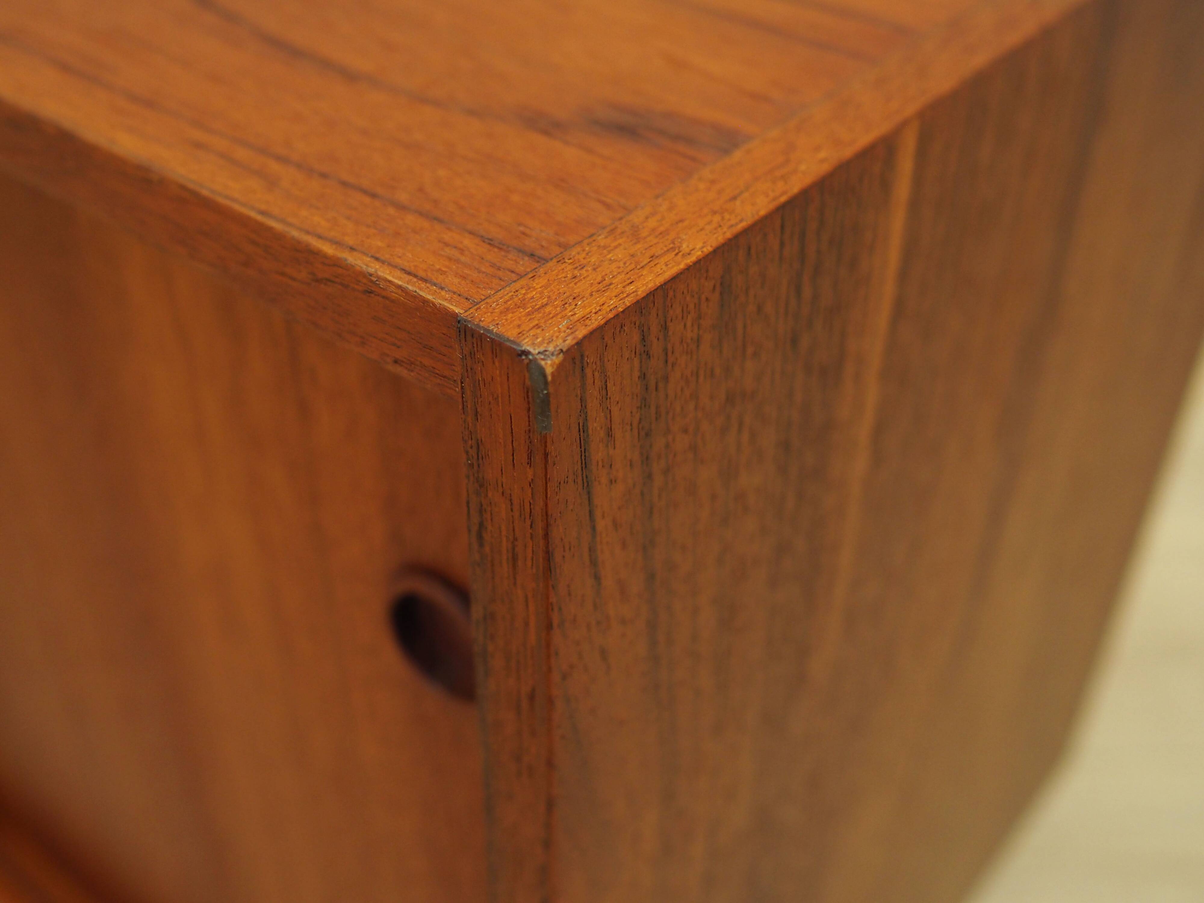 Teak cabinet, Danish design, 1970s, production: Denmark
