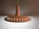 Vintage suspension lamp, Van Haute Belgium 1960