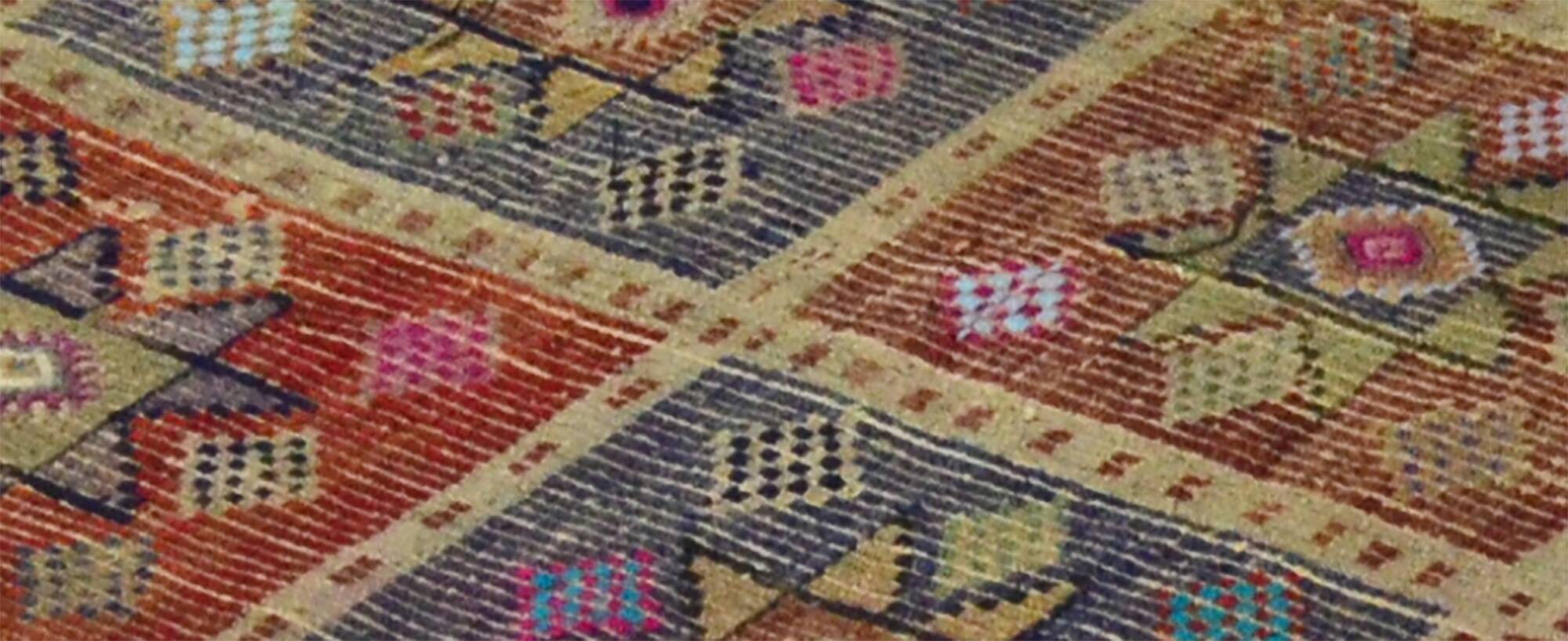 Turkish Anatolian Handmade Vintage Area Kilim Rug 340 cm x 80 cm