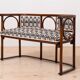 Josef Hoffmann Attributed Vienna Secession Bentwood Bench or Settee, Thonet