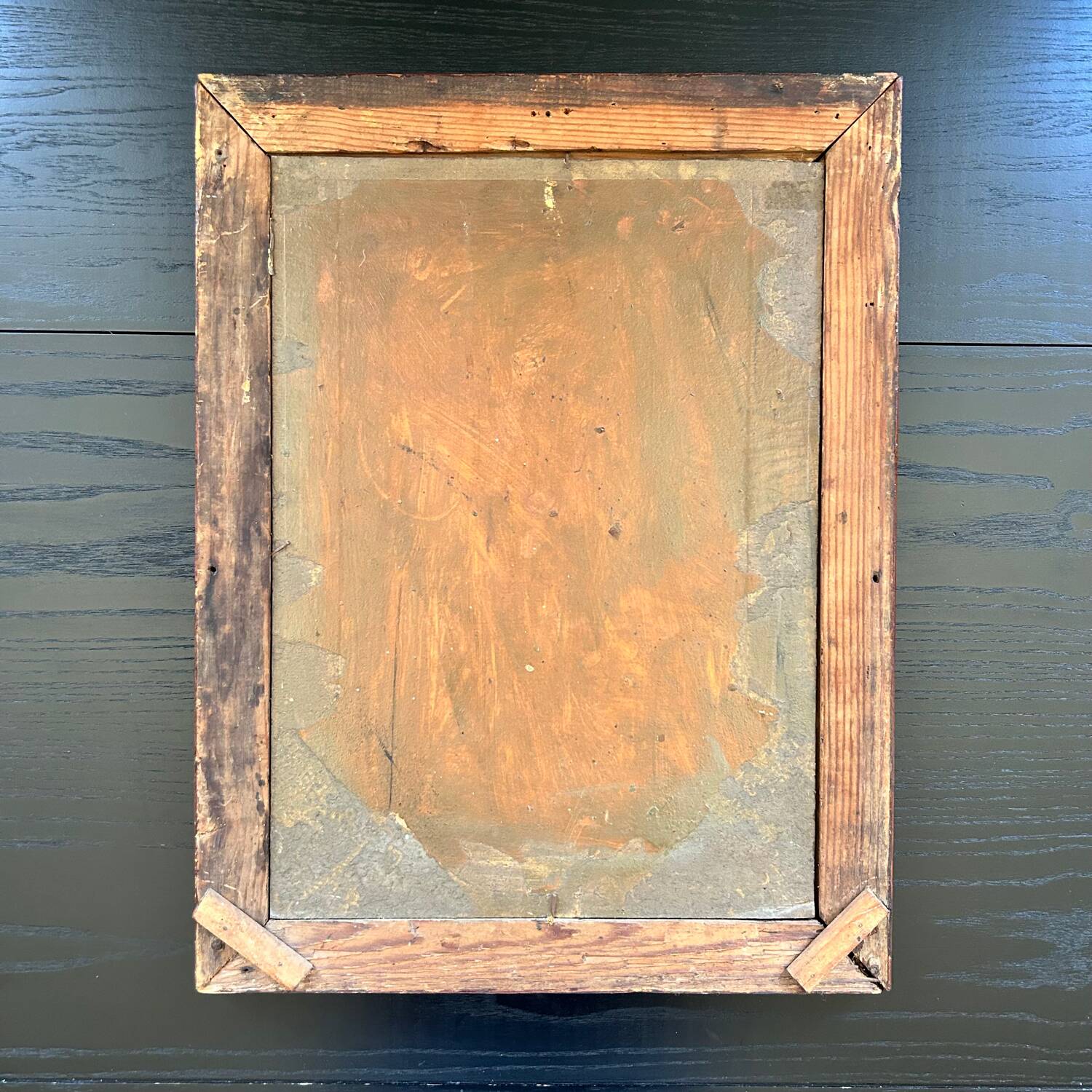 Old painting of the park walker