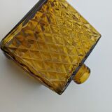 small square carafe, smoked brown