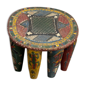African wooden stool Zindi