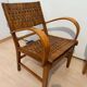 Gelenka Armchairs in Solid Beech Wood, Germany, 1950, Set of 2