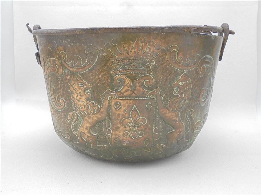 Copper cauldron