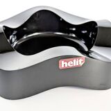 Paire de vide-poche Space Age | Noir et blanc | Walter Zeischegg pour Helit