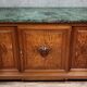 Louis XVI style mahogany and burl wood sideboard, 19th century