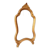 Vintage rocaille mirror in gilded wood