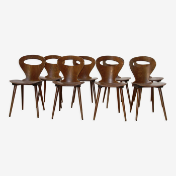 Suite de 8 chaises bistrot Baumann